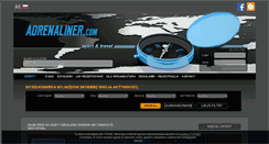 Desktop Screenshot of adrenaliner.com