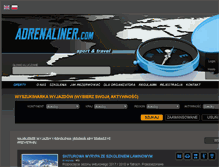 Tablet Screenshot of adrenaliner.com